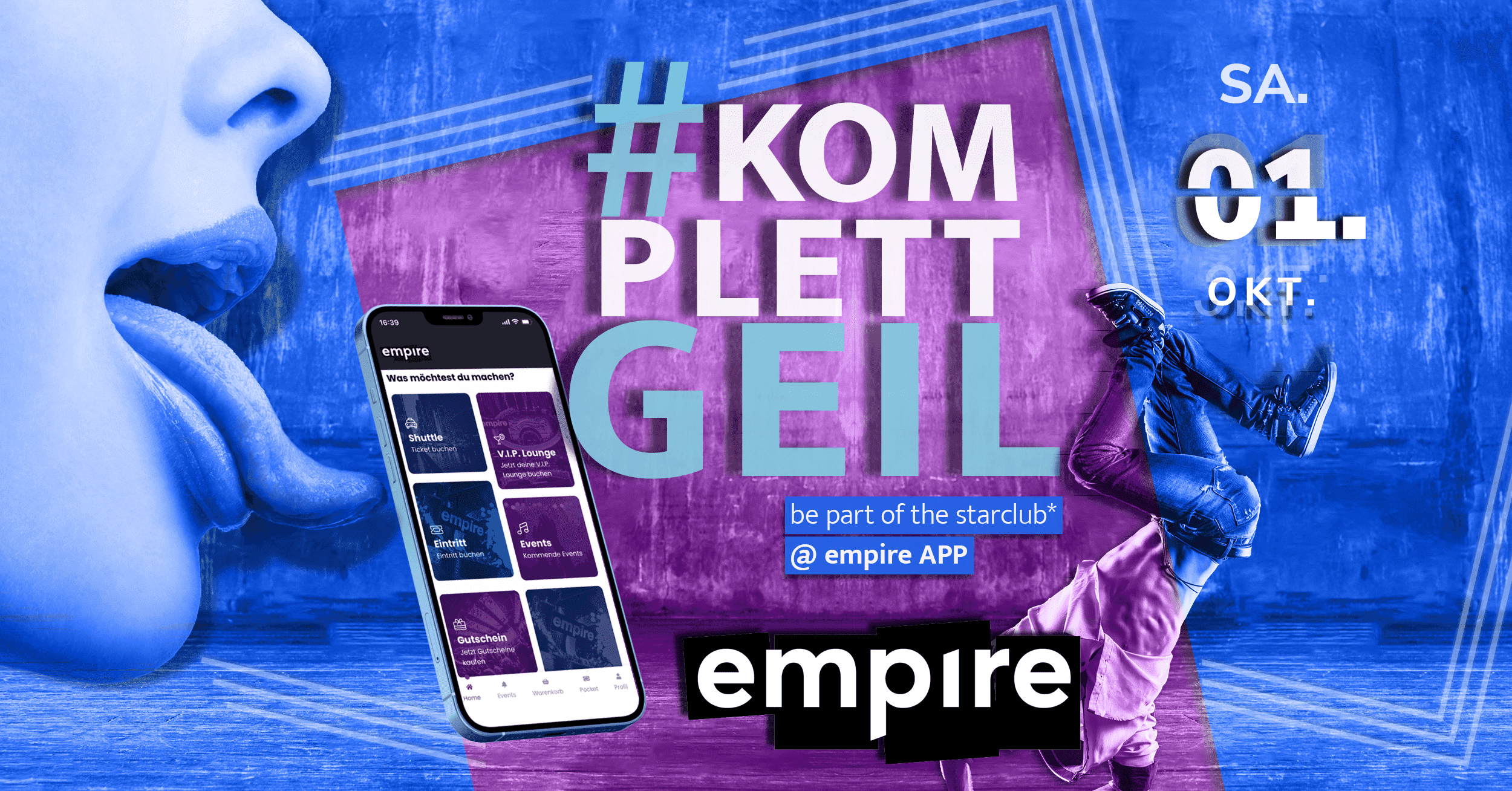 #KOMPLETT GEIL - die Veranstaltung zur APP | SA 01.10.