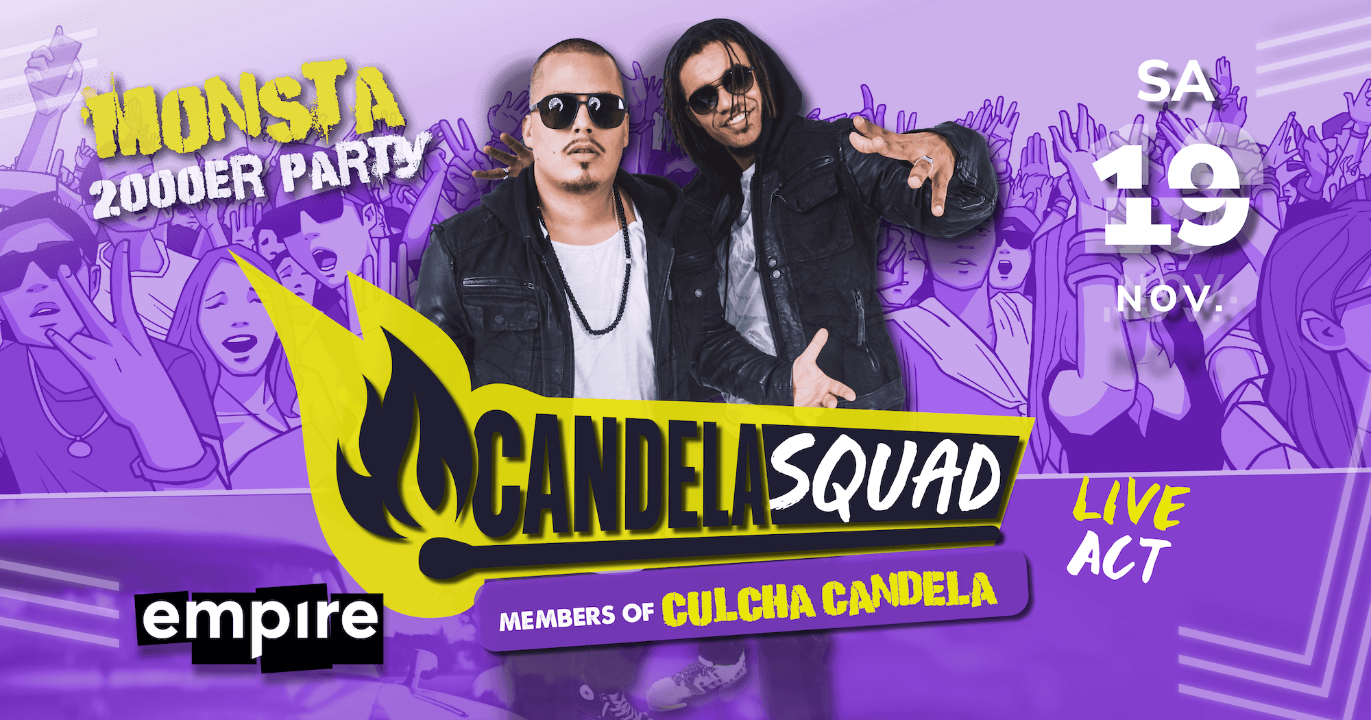 MONSTA PARTY - CANDELA SQUAD live | SA 19.11.