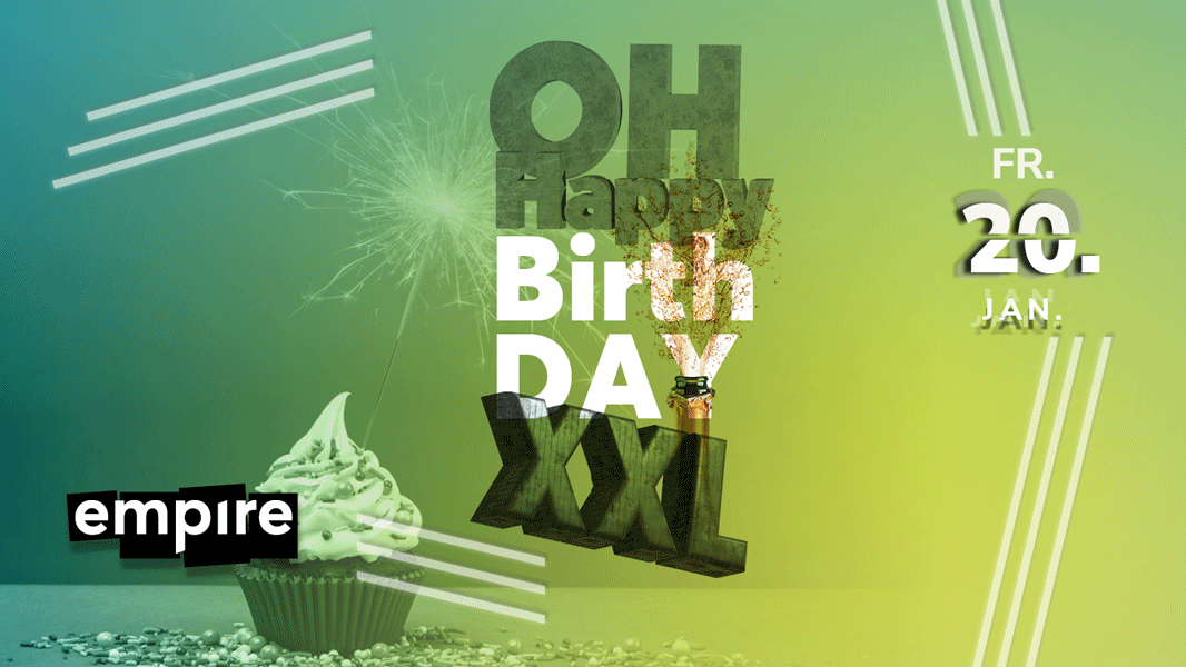 OH HAPPY BIRTHDAY XXL | FR 20.01.