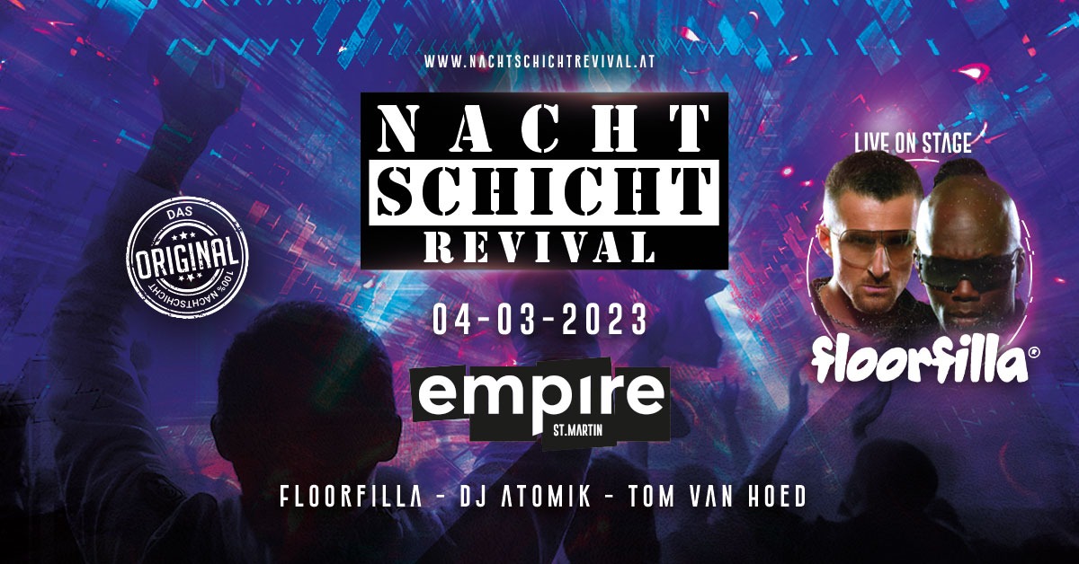 Nachtschicht Revival w/Floorfilla live on Stage | SA 04.03.
