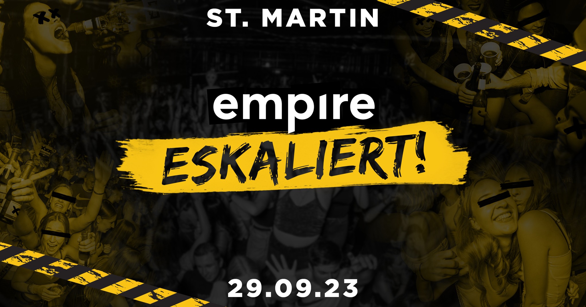 EMPIRE ESKALIERT | Die Mega Party auf 3 Floors | 29.09.