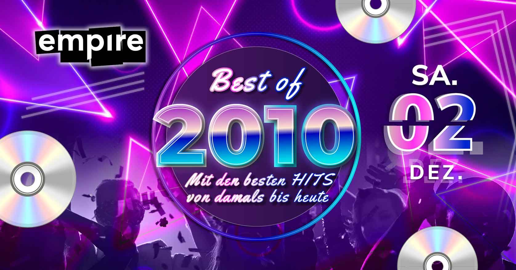 Best of 2010 - Mit den besten Hits von damals bis heute | SA 02.12.