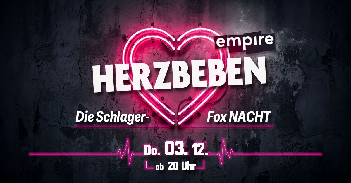 HERZBEBEN - Der Schlager-Fox Tanzabend