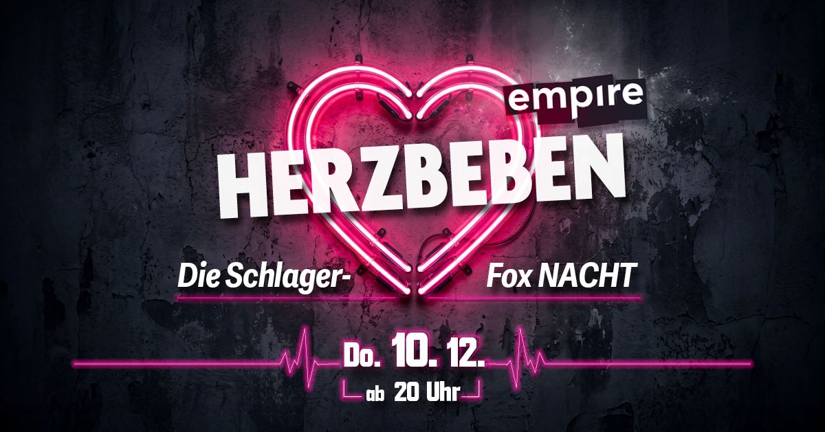HERZBEBEN - Der Schlager-Fox Tanzabend