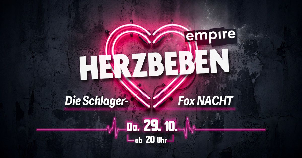 HERZBEBEN - Der Schlager-Fox Tanzabend