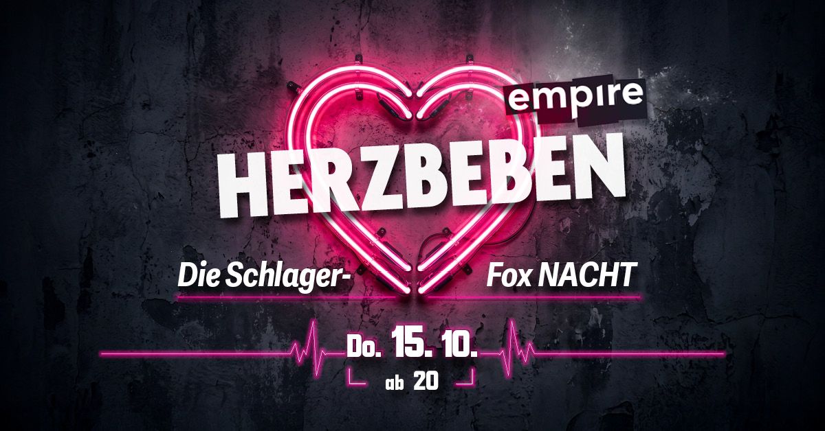 HERZBEBEN - Der Schlager-Fox Tanzabend